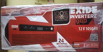 Exide Inverter - 1450 VA - Pure Sinewave UPS - Exide1450 12V